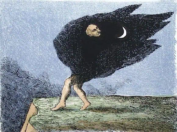 the-man-with-cape-painting-by-roland-topor